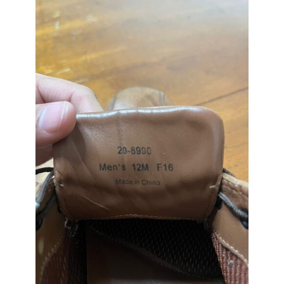 Johnston & Murphy XC-4 Stanton Men's Size 12 Run Off Waterproof Brown Shoes - Picture 6 of 6